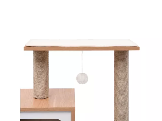 Arbre à chat avec tapis à gratter en sisal 82 cm