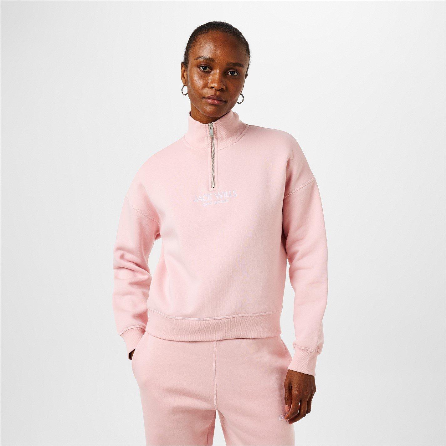 Jack Wills JW Honeylane Half Zip Sweatshirt