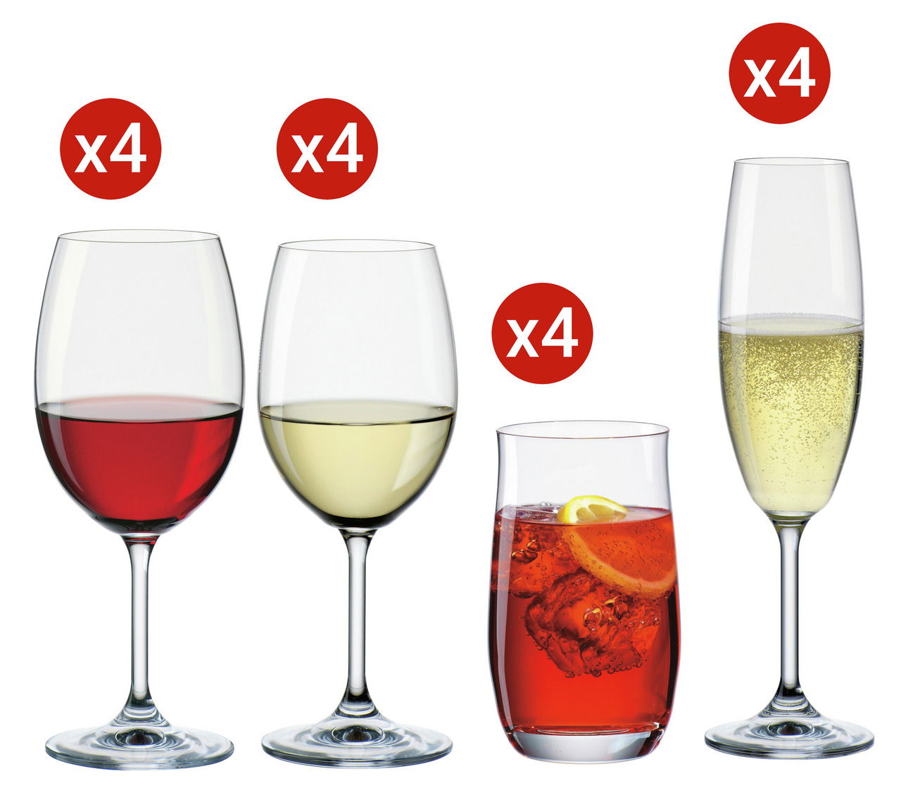 BOXXX Glasset 16-tlg.