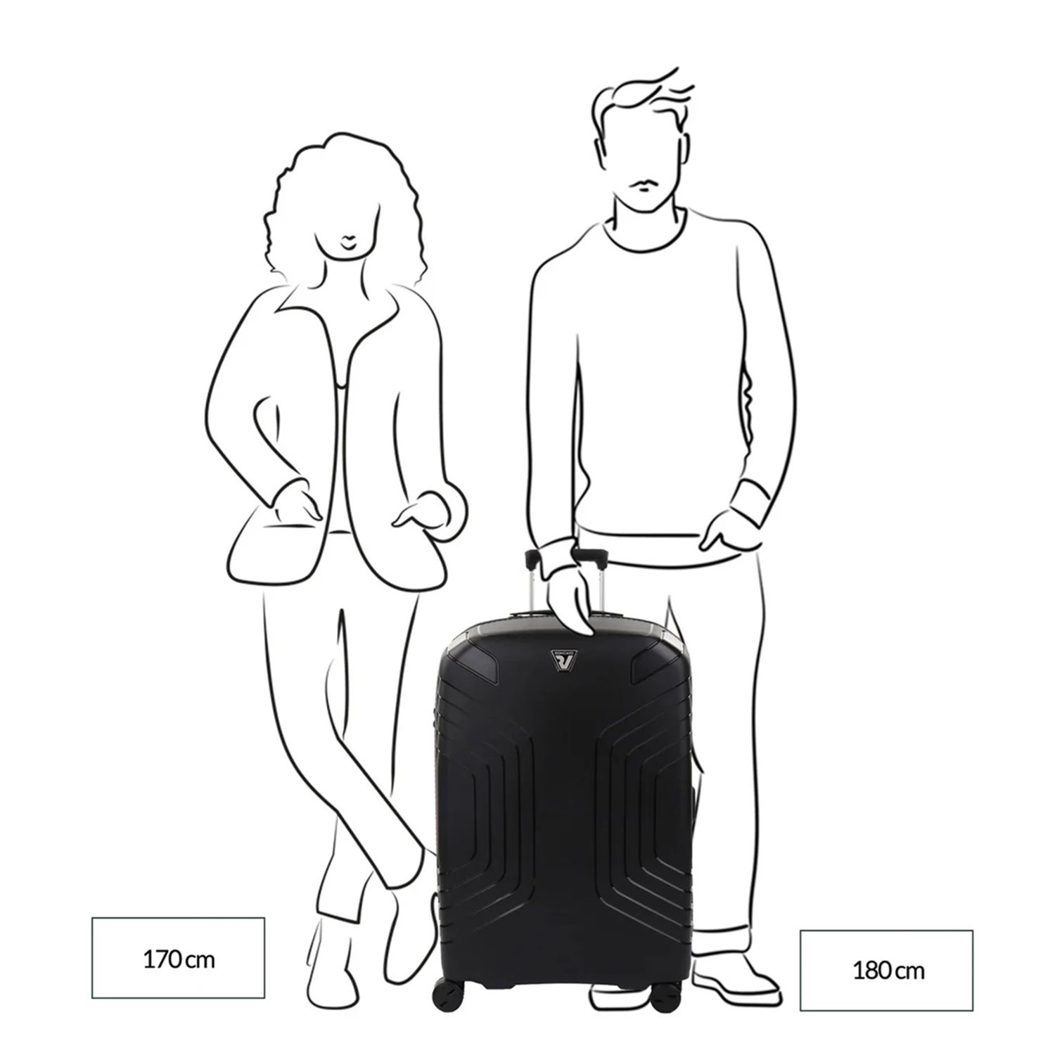 Roncato Ypsilon 4.0 Expandable Trolley 78 burgundy