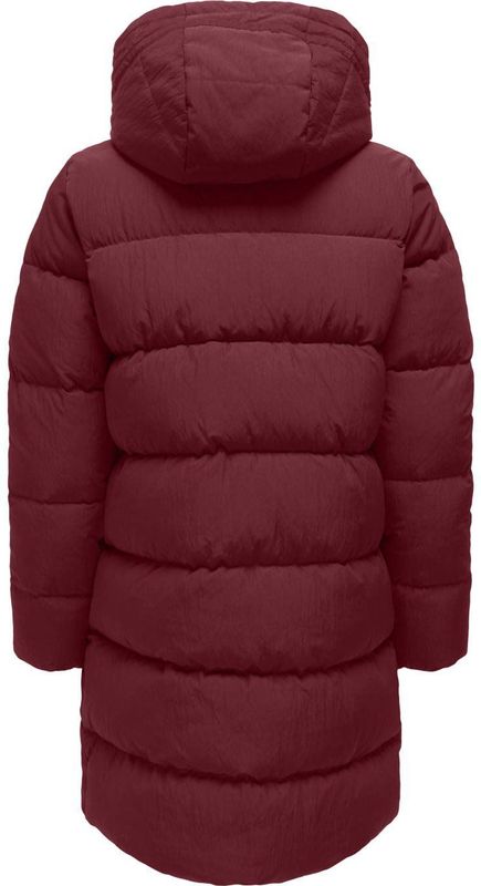 Olmdolly - Puffer Jas - Lang - Winddicht - Met Capuchon - Voorzakken met Ritssluiting