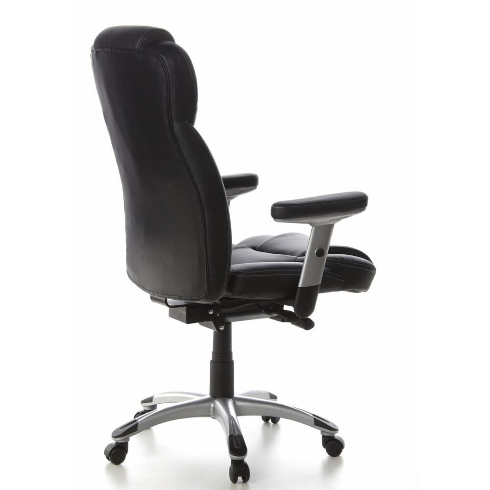 Profi Chefsessel EMBASSY 200 Leder mit Armlehnen (höhenverstellbar) hjh OFFICE