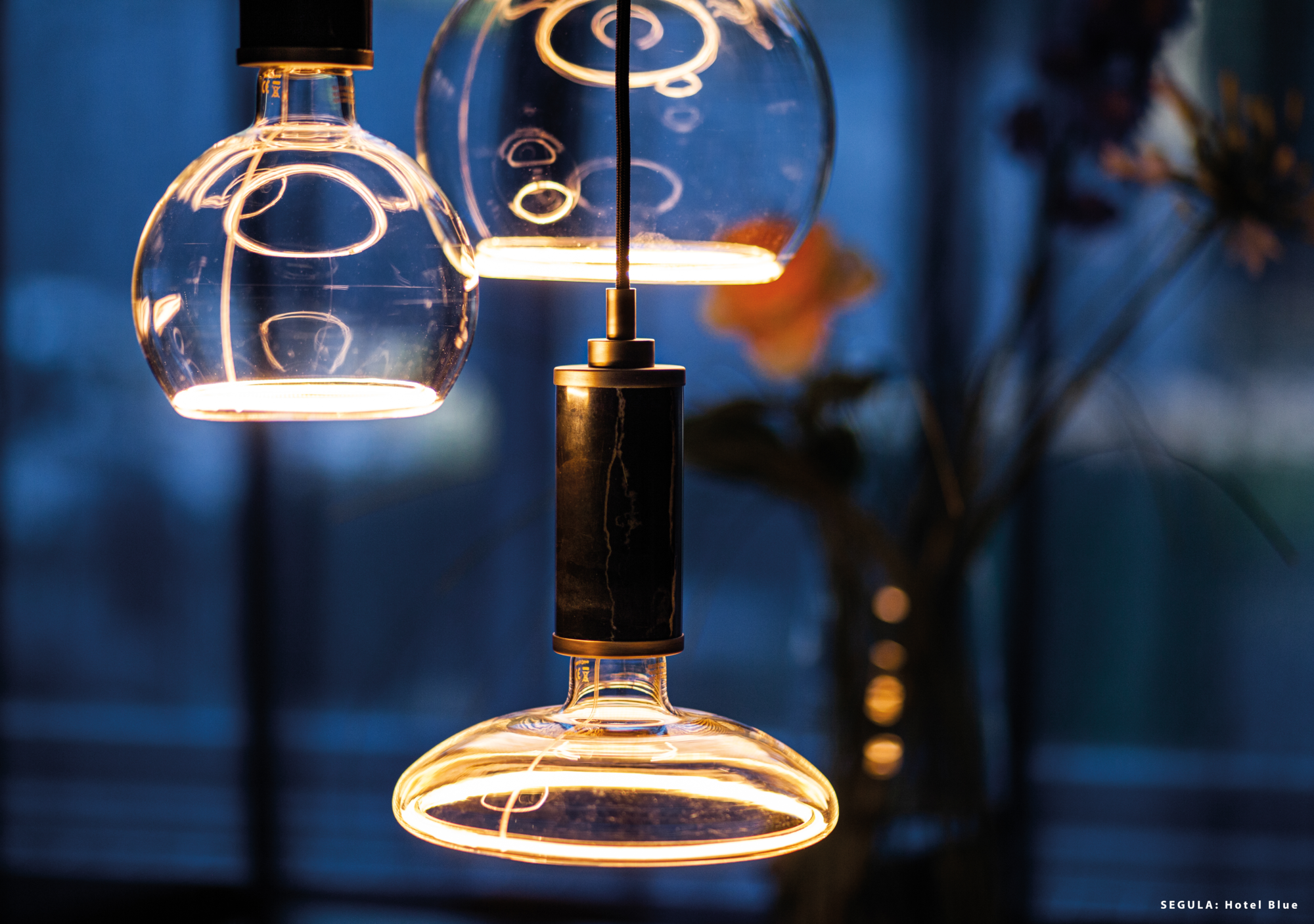 Hanglamp LED Floating Reflector R200 smokey grey
