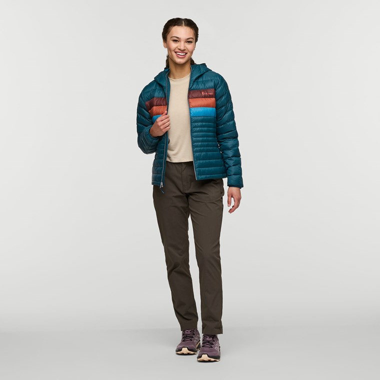 Cotopaxi Fuego Down Hooded Jacket Abyss Stripes