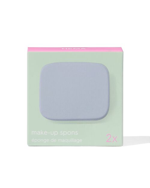 éponge de maquillage carrée - lot de 2