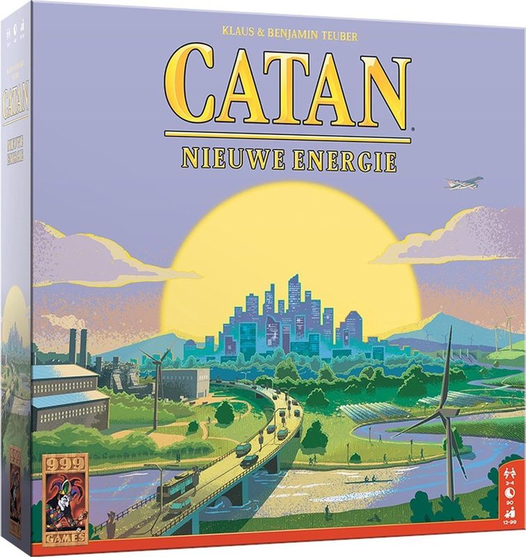 999 Games - CATAN - Nieuwe Energie - Bordspel - Inclusief Houten Speelstukken - Duurzaam Spel