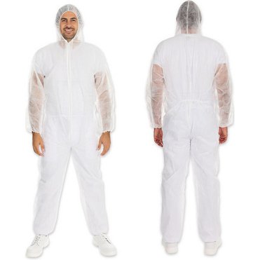 Combinaison PP HYGONORM avec capuche blanche