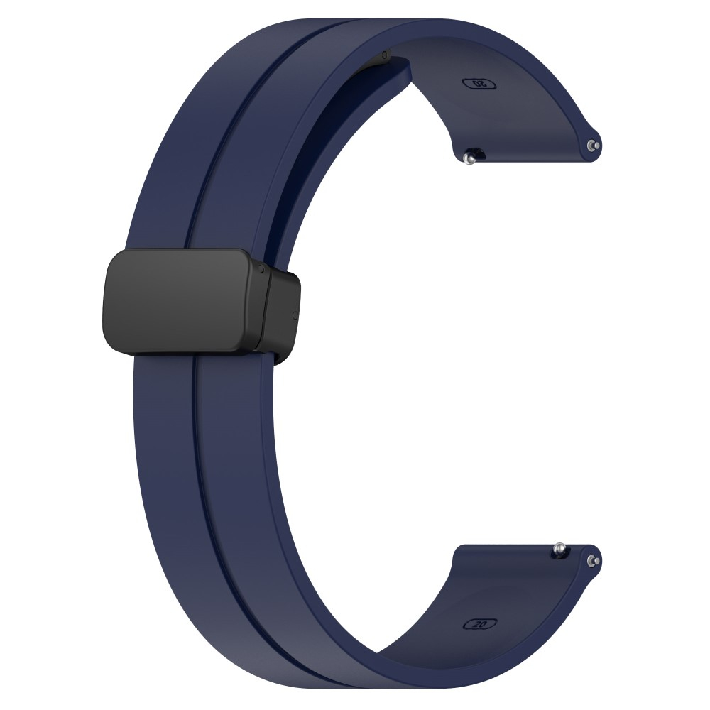 Samsung Galaxy Watch 4 (40mm) Magnet Silikon Armband Split Design (Gelenkumfang: 180 - 220mm) - Dunkelblau
