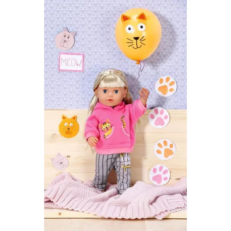 Dolly Moda Sport-Outfit Pink 43cm