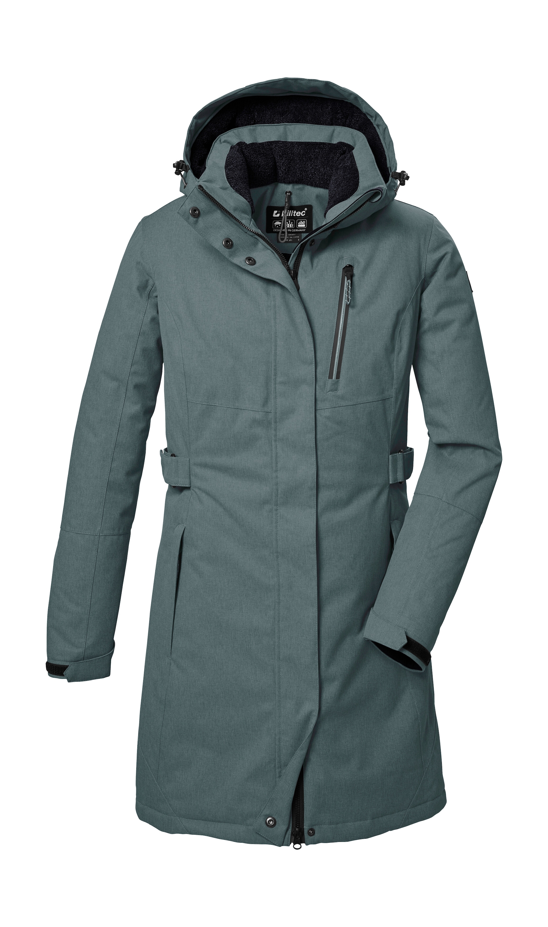 Killtec Parka »KOW 303 WMN PRK« Wasserdichter, atmungsaktiver Damenparka mit abnehmbarer Kapuze