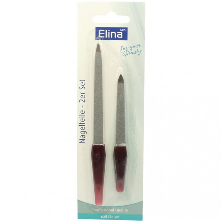 (2-tlg. Set) Saphir Nagelfeilen Kit für die Maniküre / Pediküre