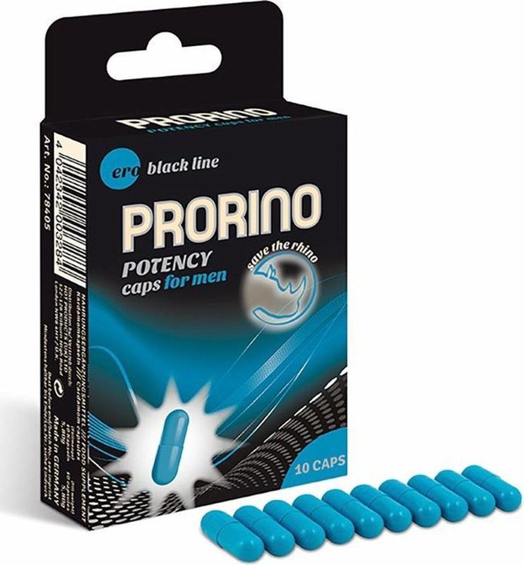 HOT Potency Pills for Men - 10 Pieces red