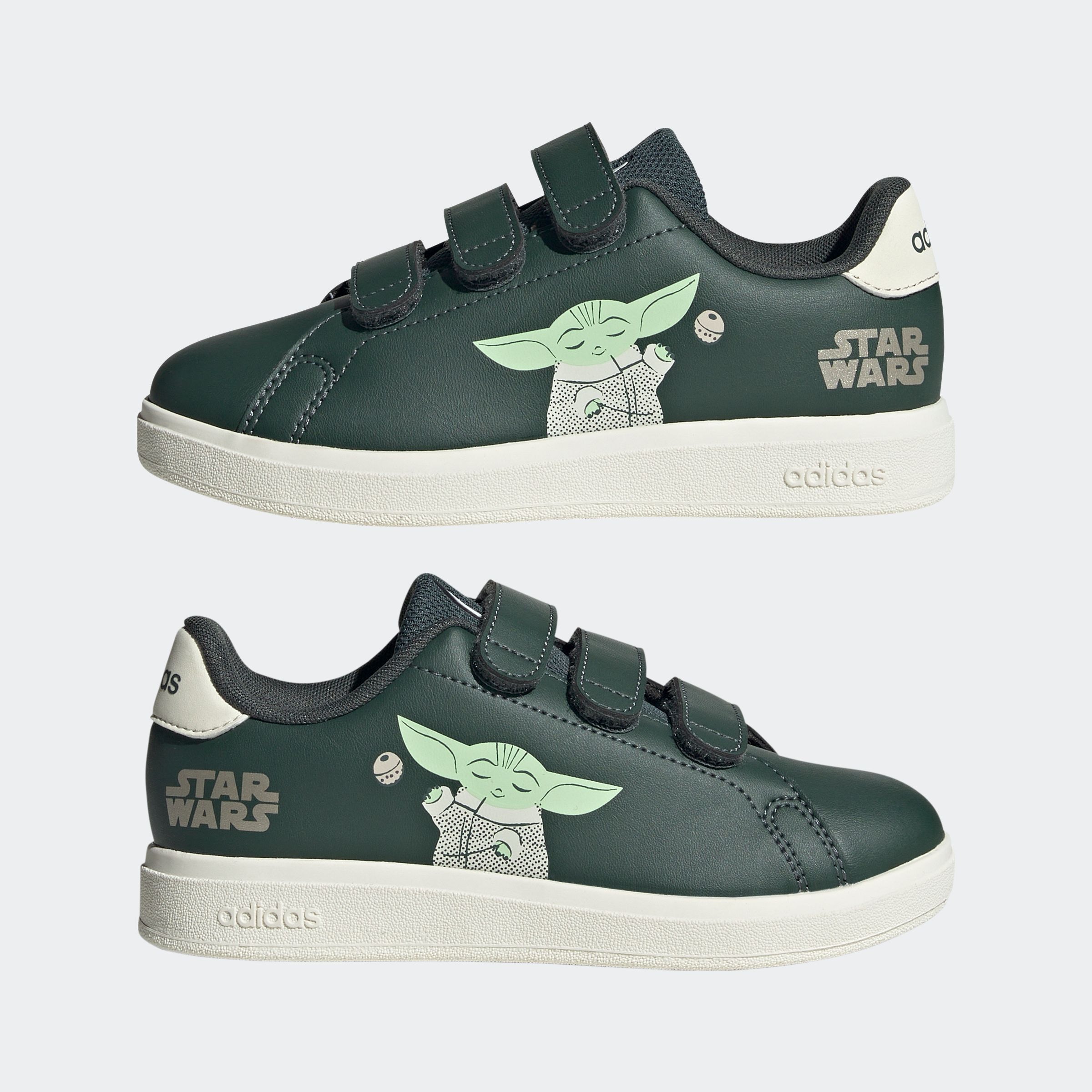 adidas Sportswear Klettschuh »ADVANTAGE MANDALORIAN CF C«  Design auf den Spuren des adidas Stan Smith