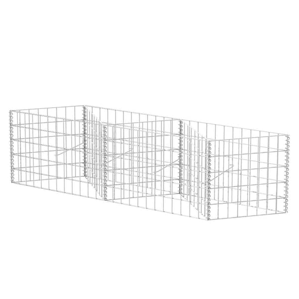 vidaXL Gabionkurv galvanisert stål 120x30x50 cm