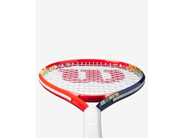 Wilson Slam Jr 23, Blå, Rød, Hvit, 612 cm², 16 x 19, 7 år, 8 år, 584 mm