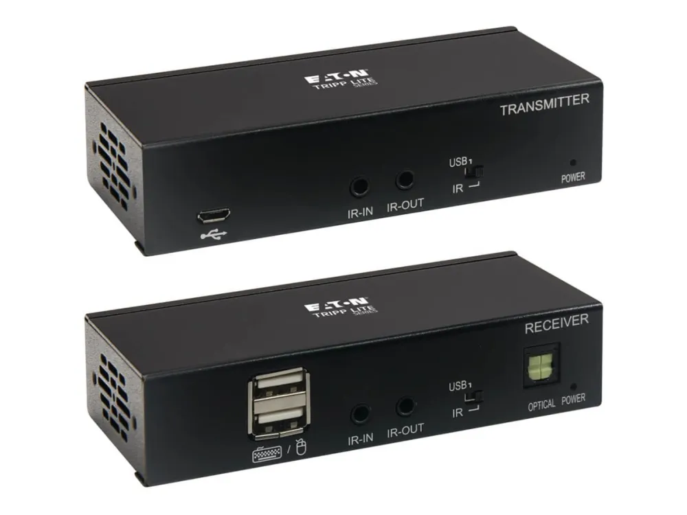 Eaton Tripp Lite Series USB C to HDMI over Cat6 Extender Kit with KVM Support, 4K 60Hz, 4:4:4, Transmitter/Receiver, USB, PoC, HDCP 2.2, up to 230 ft., TAA; - Video/audio ekspander - HDMI, USB-C - over CAT 6 - op til 70 m - TAA-kompatibel - for P/N: