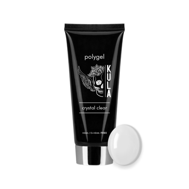 PolyGel Acrylgel zum Aufbau von Kula Nails Hema/di- Hema free Crystal Clear 50 ml