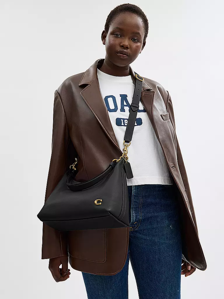COACH Ledertasche - Hobo JULIET schwarz