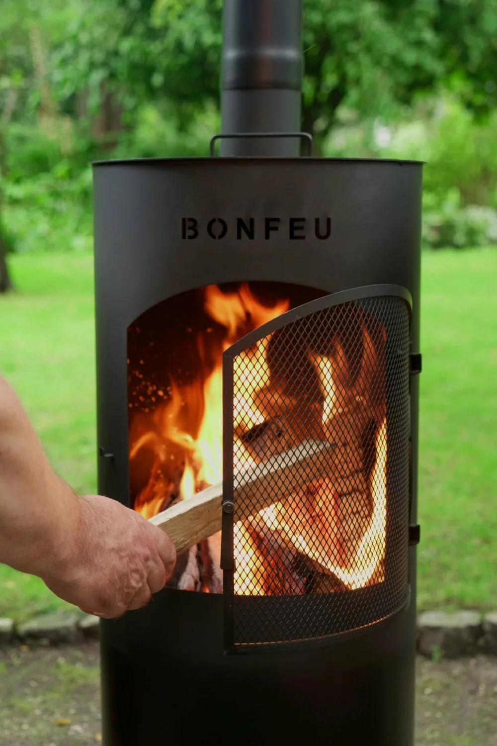 BonFeu 3501 Tuinhaard BonTino - Zwart - 164cm - 35cm