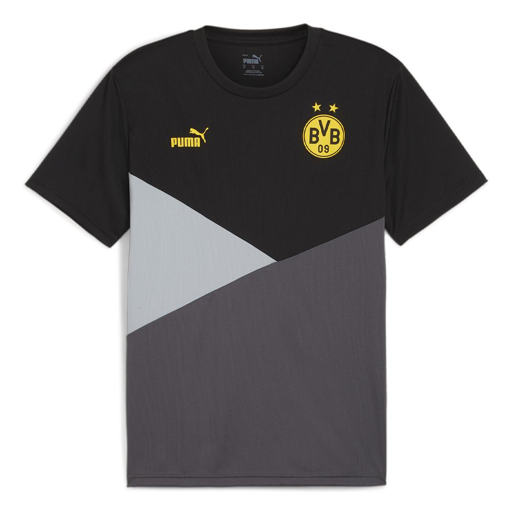 Puma Dortmund T-Shirt Noir/Gris Homme Puma Poly 2023/2024