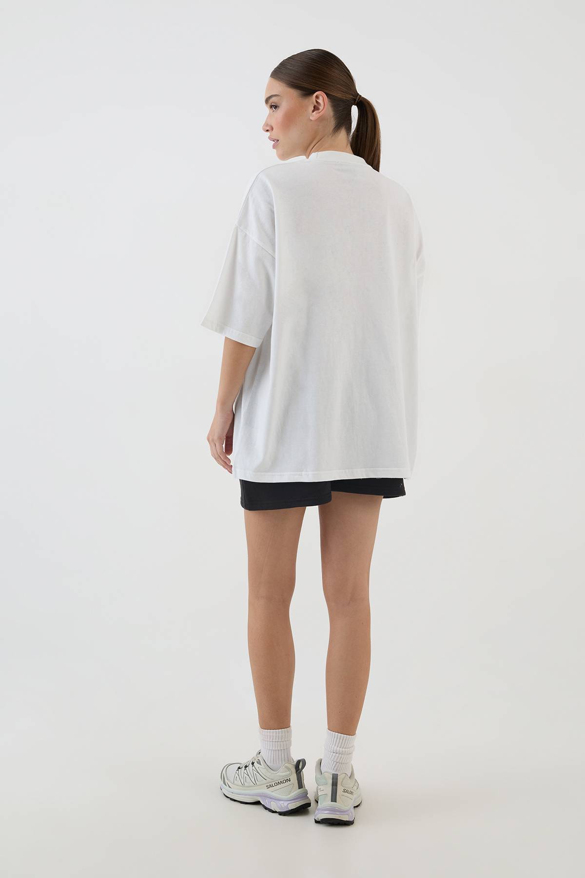 T-shirt Oversize Brodé Avec Logo Script Dsgn Studio