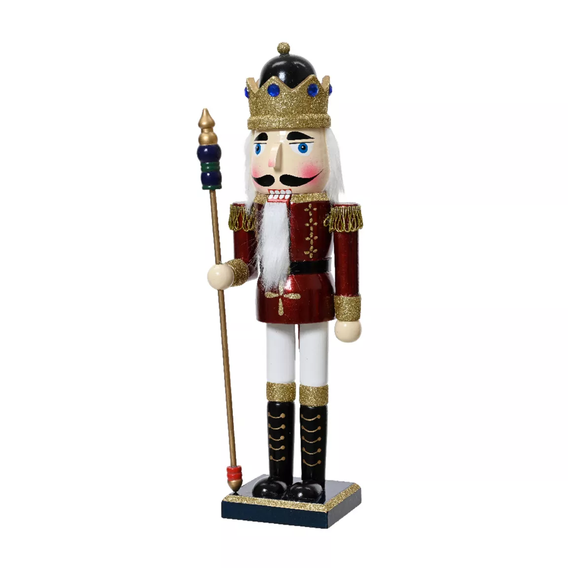 Soldat Casse-noisette en bois (H50 cm) Roi Louis Bordeaux