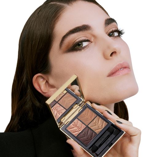 Yves Saint Laurent Couture Mini Clutch Øjenskygge Palette, 710 Over Brun