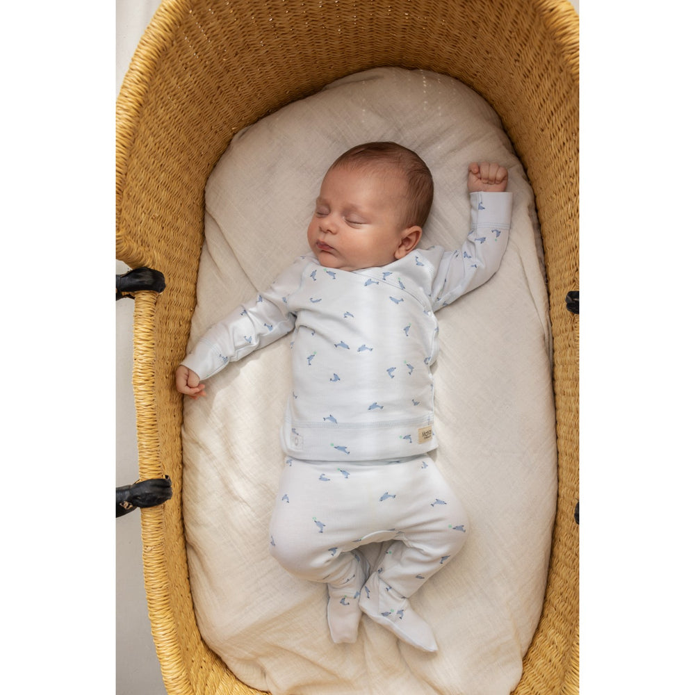 Køb MarMar New Born Modal Smooth Print Dolphin Pixa Bukser