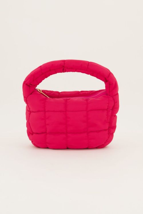 Roze puffer handtas