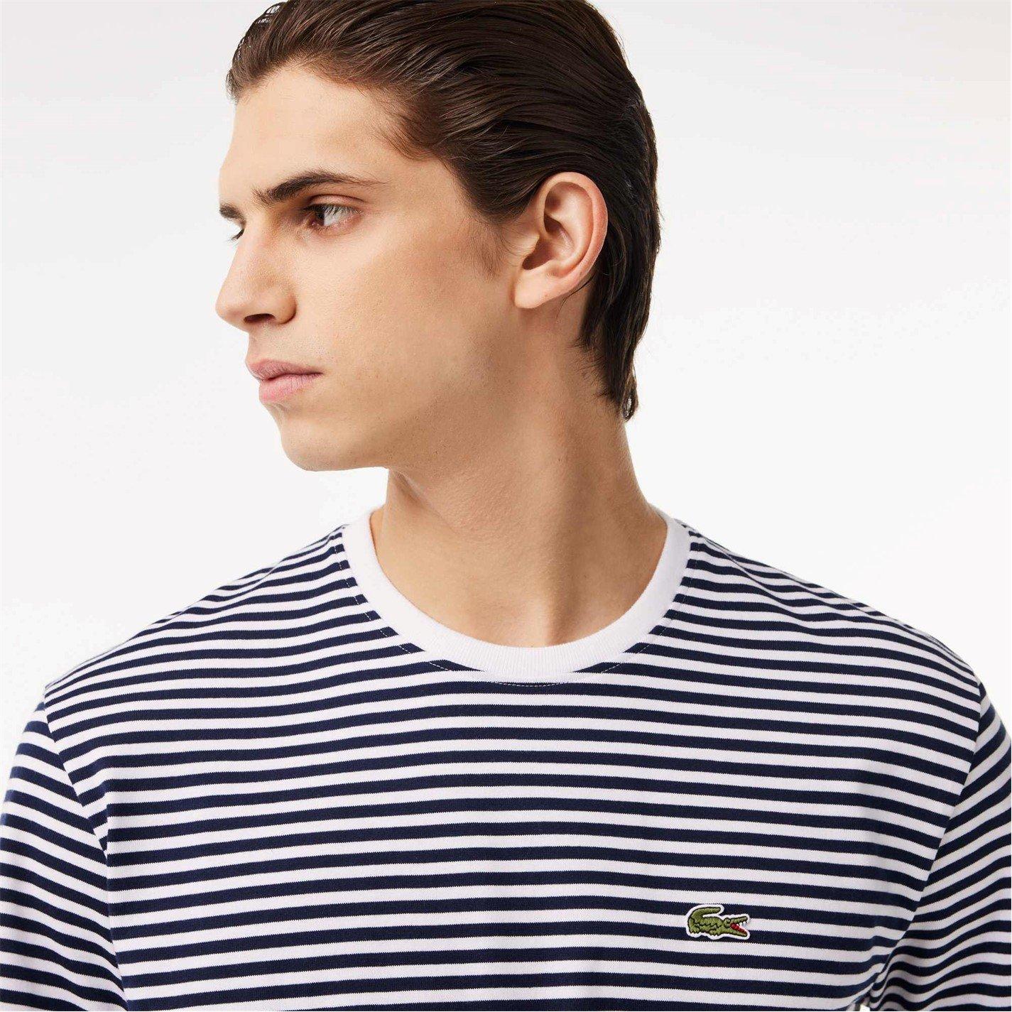 Lacoste Striped Heavy T Shirt