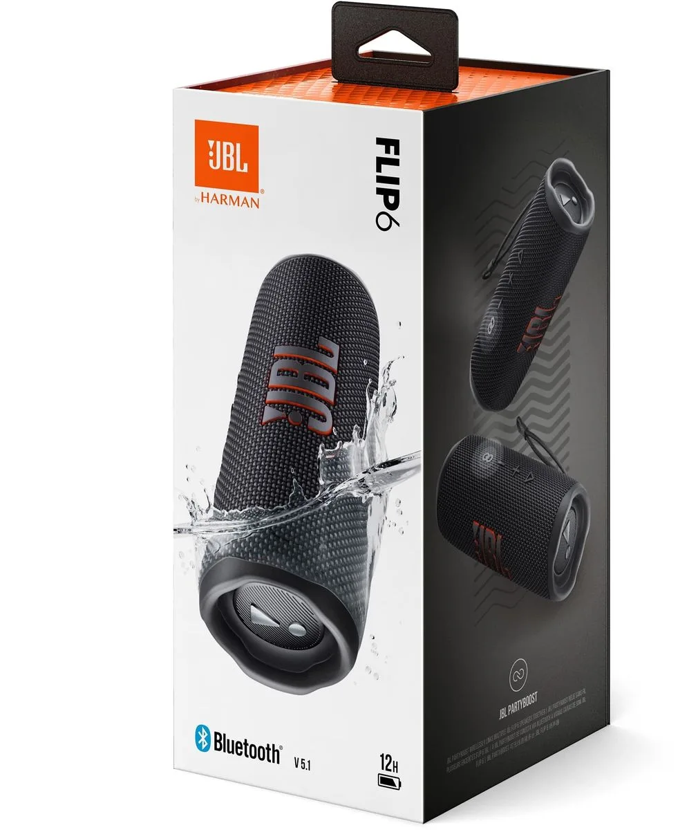 JBL Flip 6 Noir Enceintes Bluetooth portables