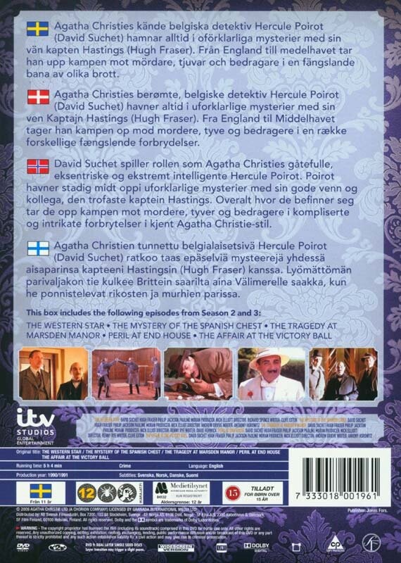 Poirot - Boks 6 - DVD
