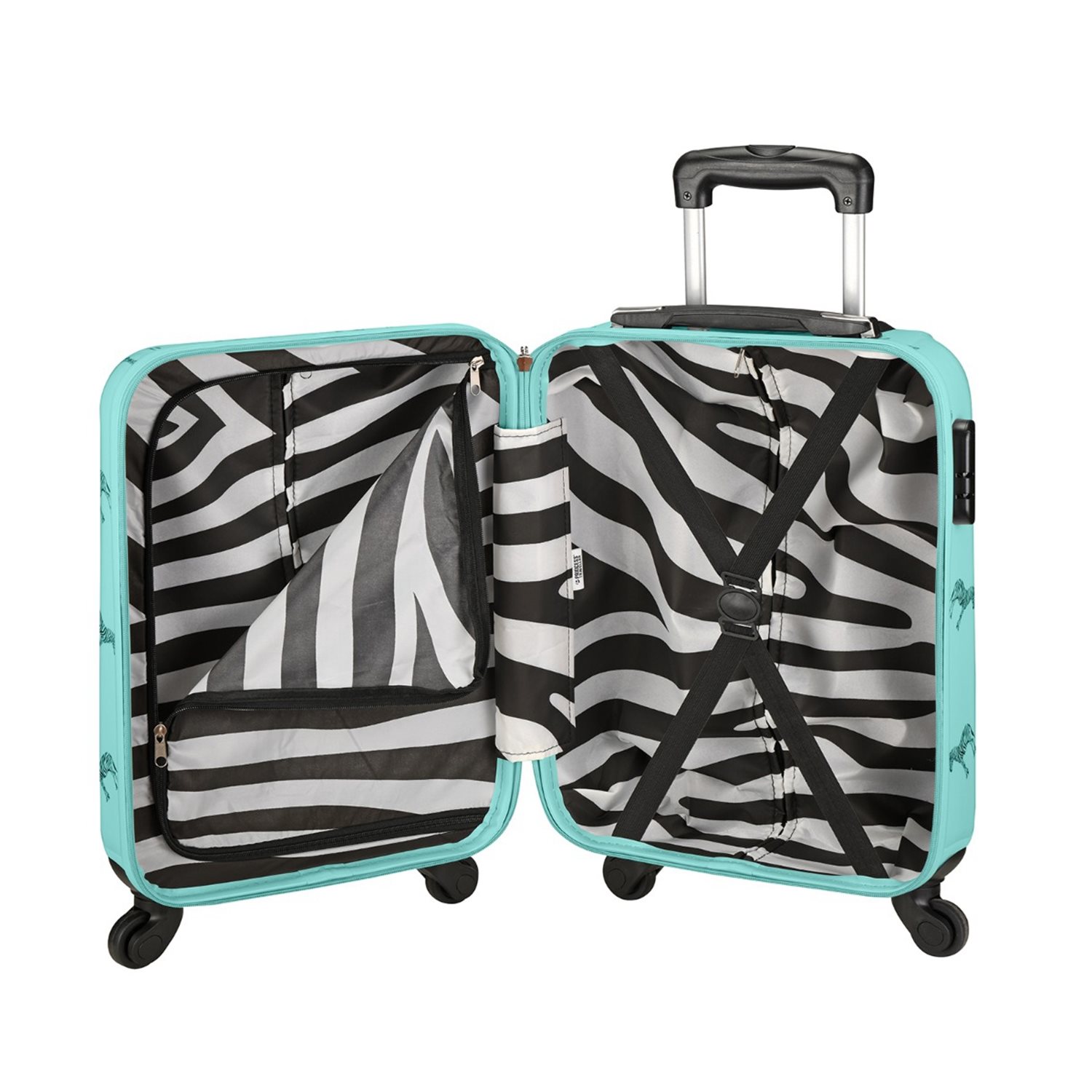 Princess Traveller Trendy Animal Zebra Cabin Trolley S mint