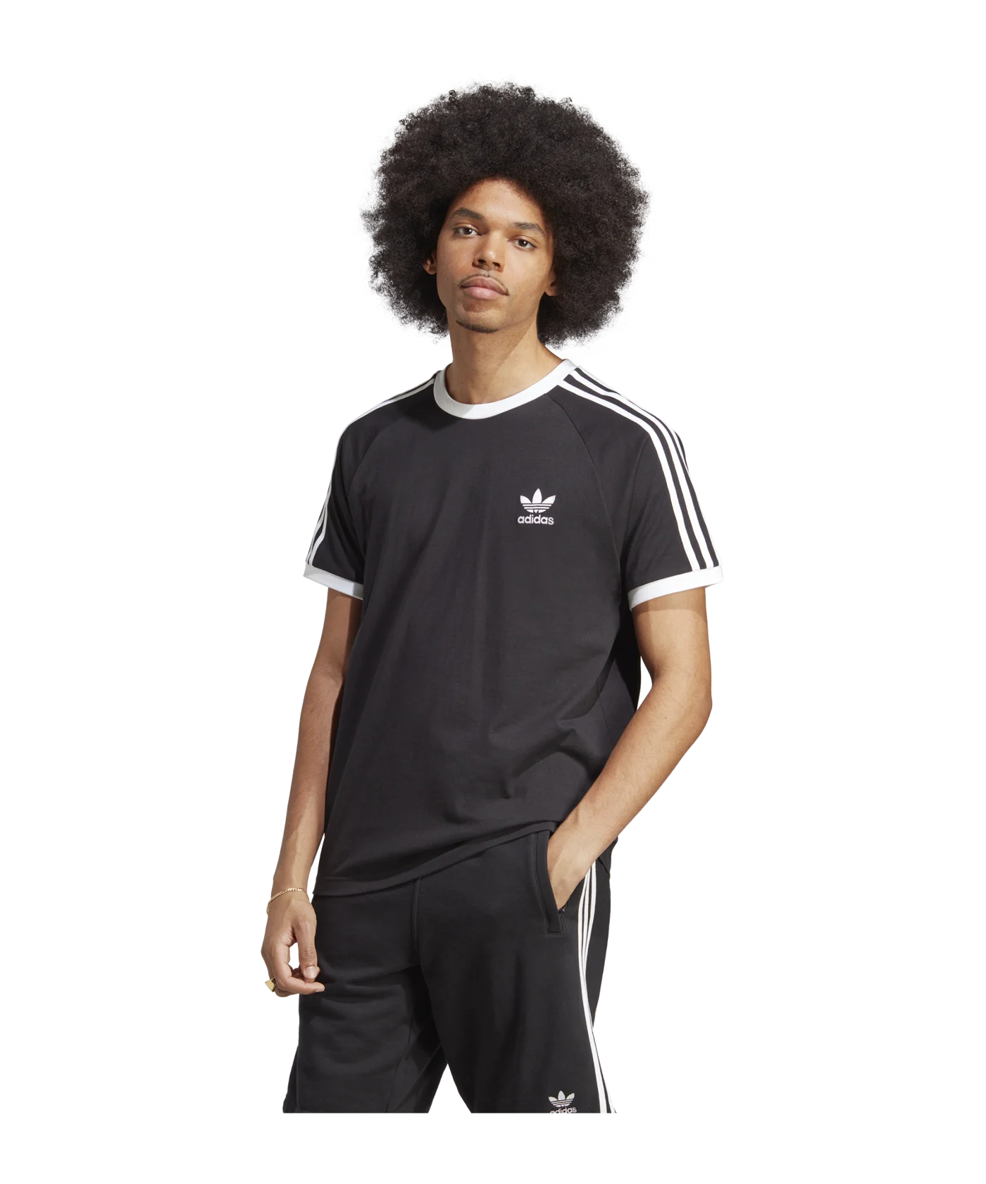 adidas Originals Adicolor Classics 3-Stripes Tee Black