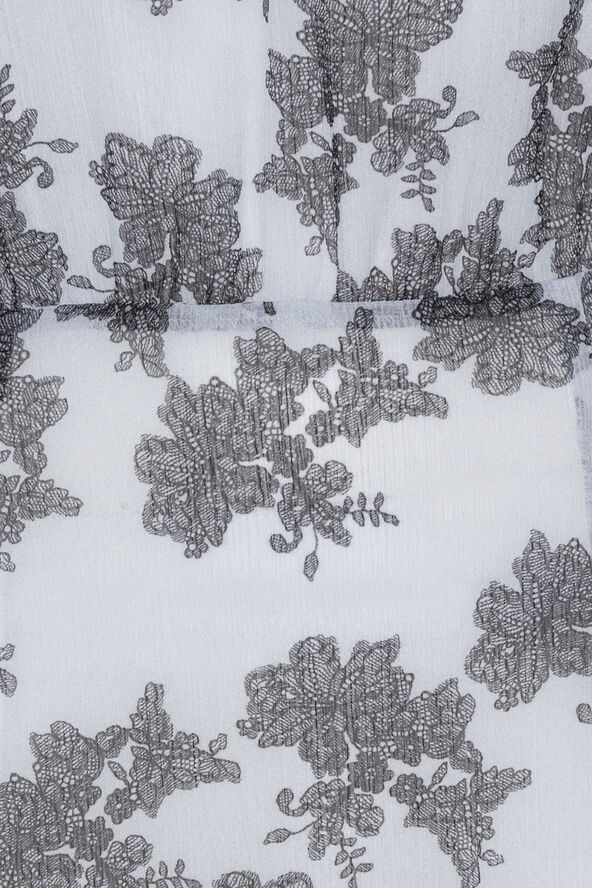 ROTATE Birger Christensen Chiffon Bow Midi Dress Delicate lace   rock ridge comb.