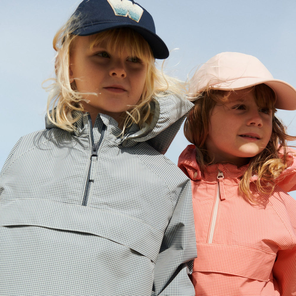 Køb Wheat Red Check Lightweight Shell Jakke Skyen