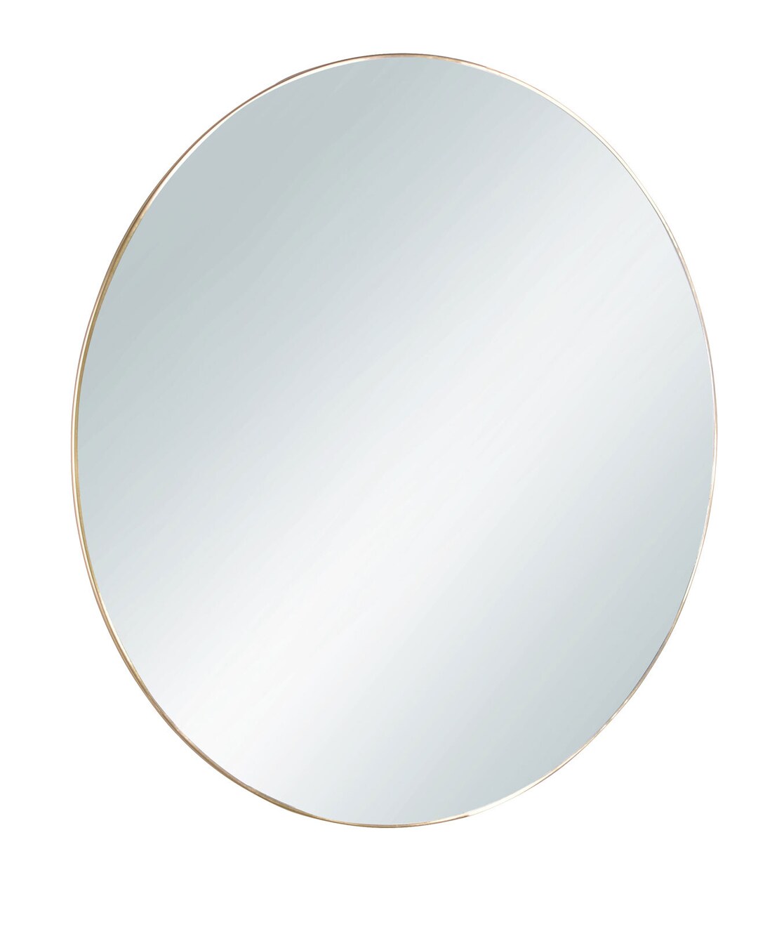 Wandspiegel MILA rund 50 cm goldfarbig