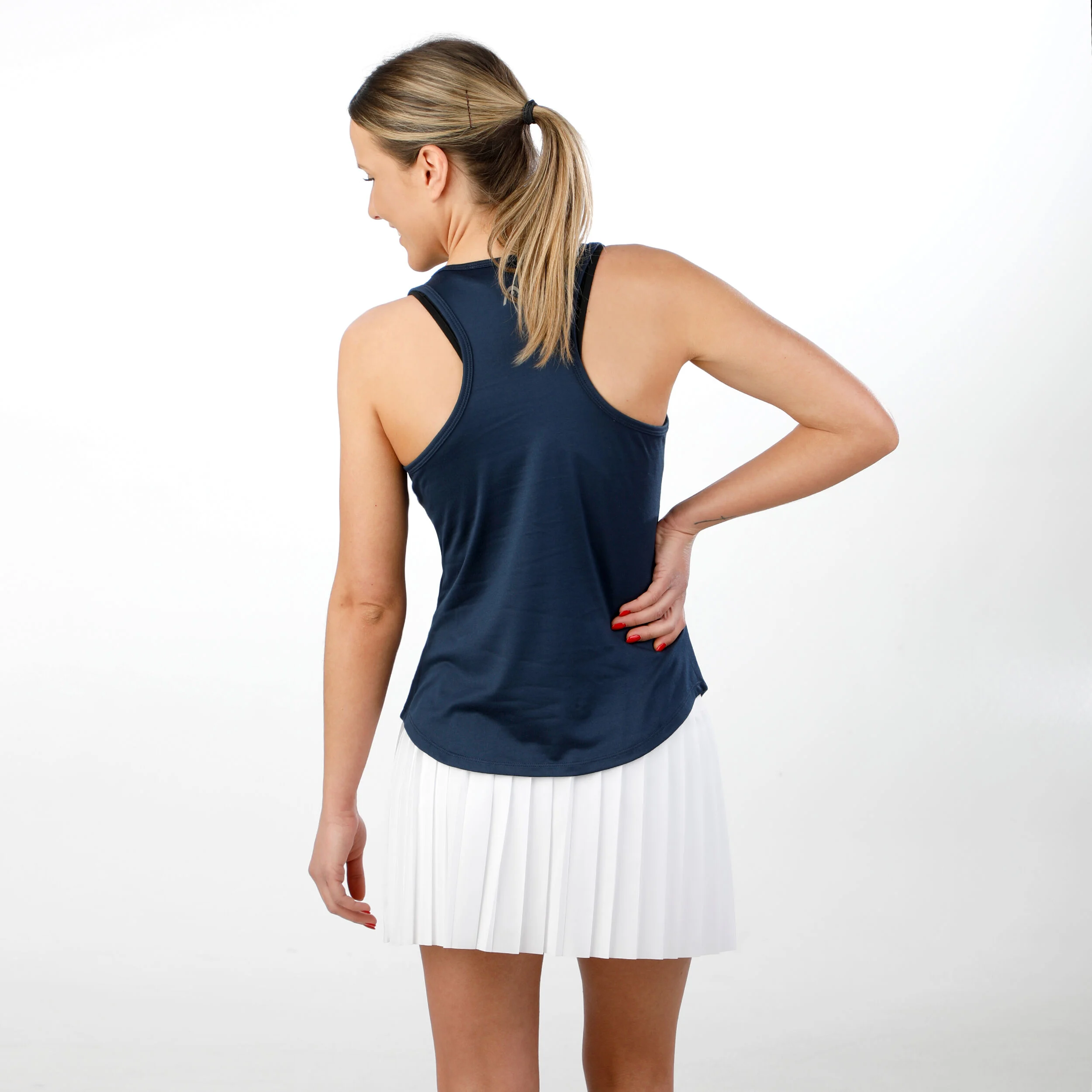 HEAD Janet Débardeur Tank Top Edition Spéciale Femmes - Bleu Foncé , Blanc