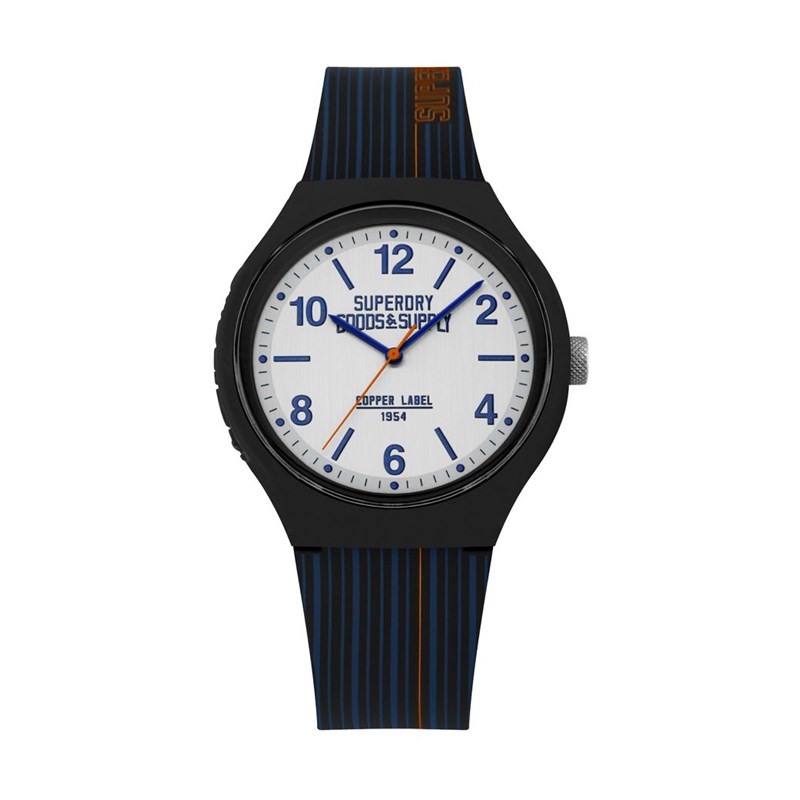 Montre Superdry en Silicone Homme Bleu
