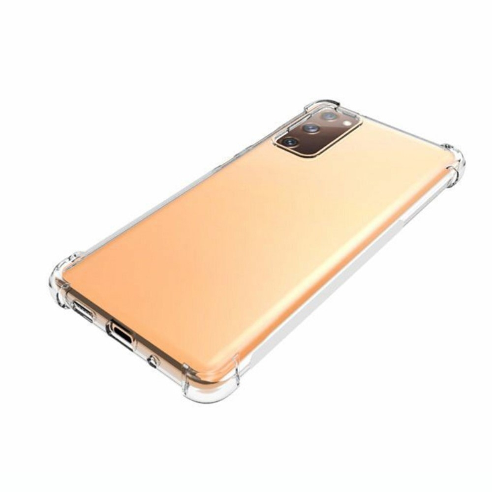 Samsung Galaxy S20 FE / S20 FE 5G Gummi Hülle Case Slim Design mit Air Cushion Fallschutz - Transparent