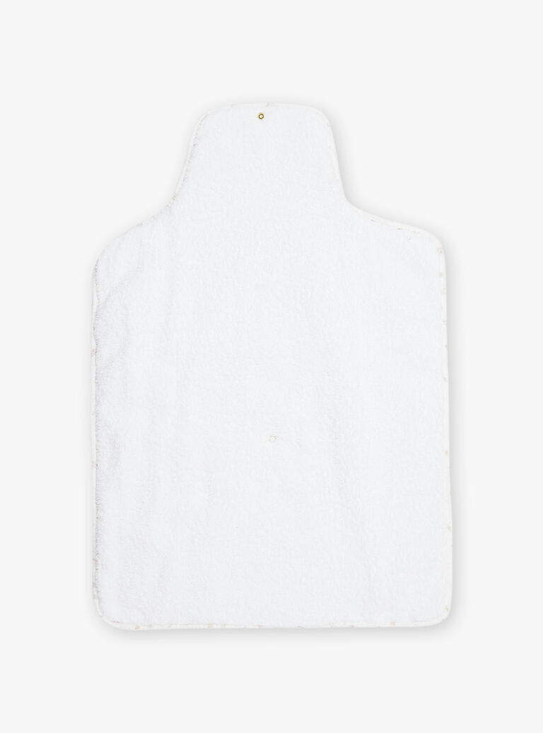 Matelas à langer de voyage vanille pliable et à imprimé fleuri