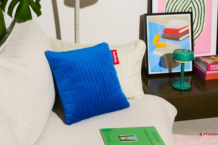 Fatboy Hotspot Pillow Line warmtekussen quadro 45x45 Lila