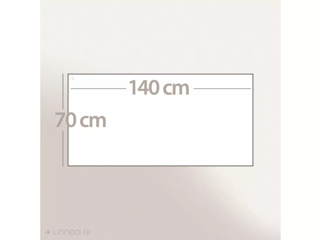 Tapis enfant 140x70 cm gris avec imprimé mappemonde en coton