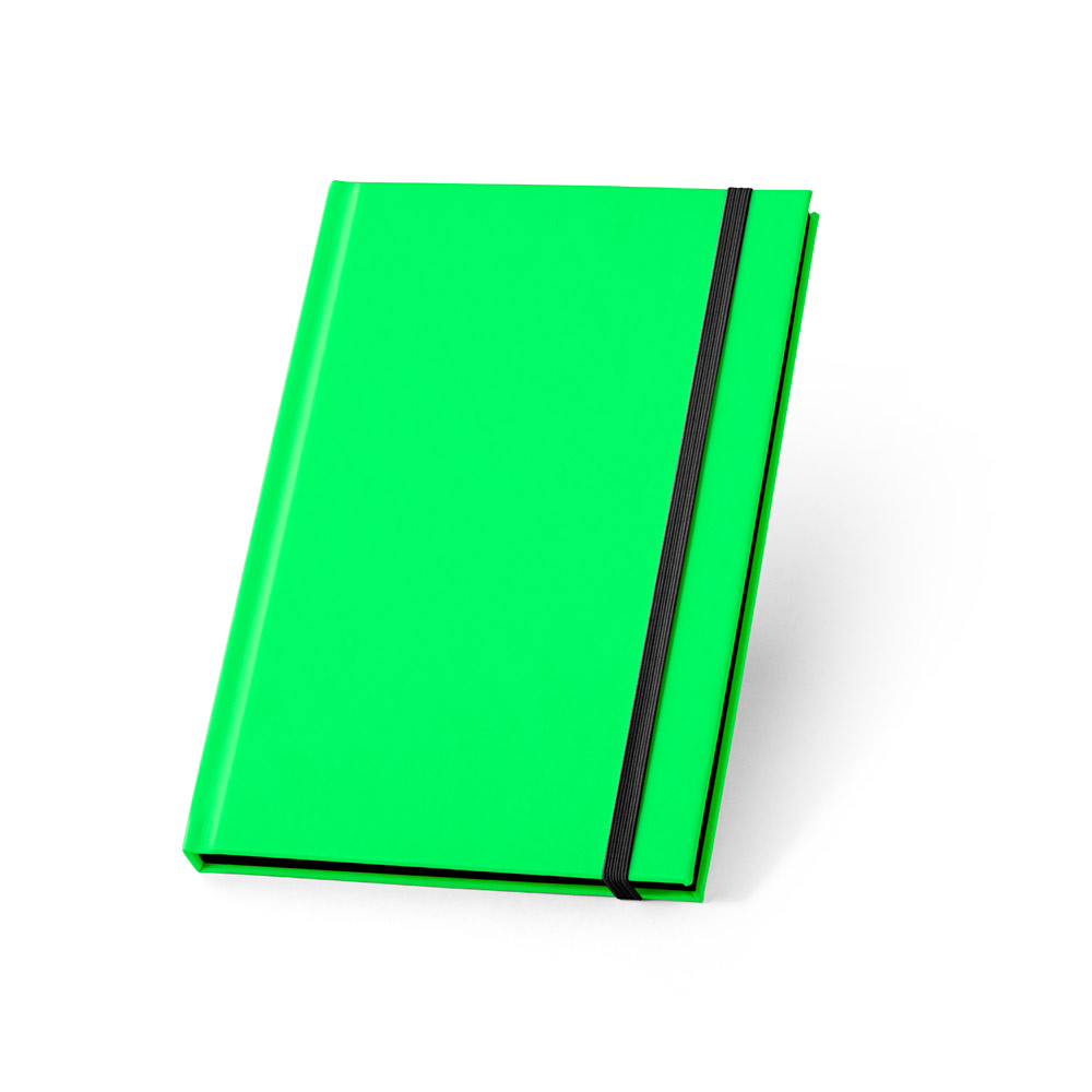 hi!dea 93269 - Bloc-notes A5 en PU fluorescent avec pages lignées