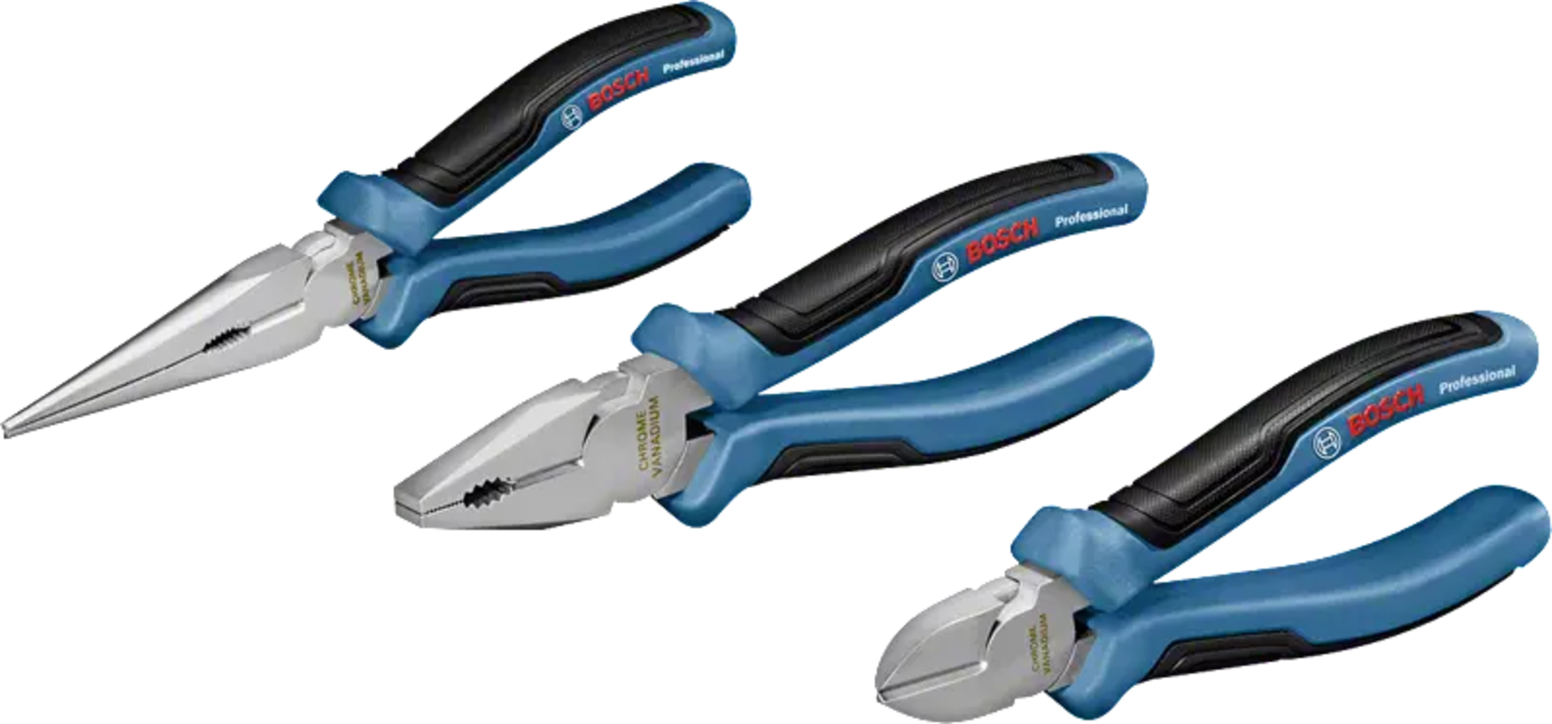 Bosch Professional  Zangen-Set, 3 Teile    Zangen für professionelle Anwendungen