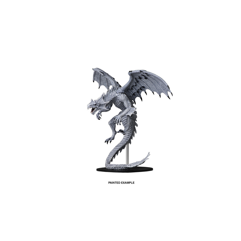 Pathfinder Deep Cuts Unpainted Miniatures: Gargantuan White Dragon