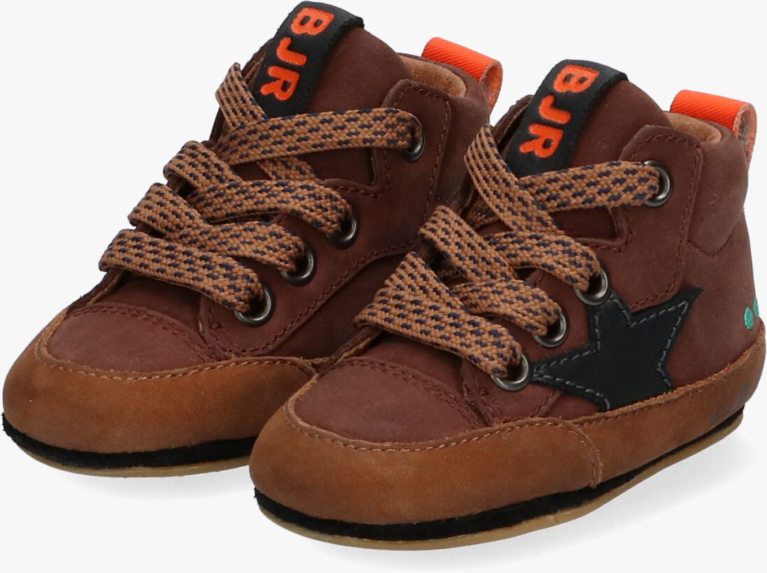 BUNNIESJR bruine bunniesjr lage sneakers zilke zacht