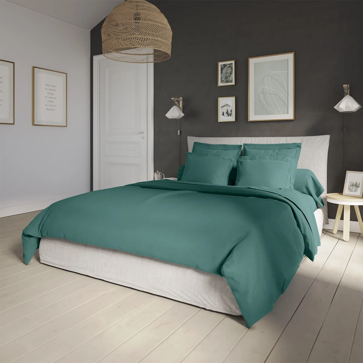 Housse de couette Influence Percale Forêt