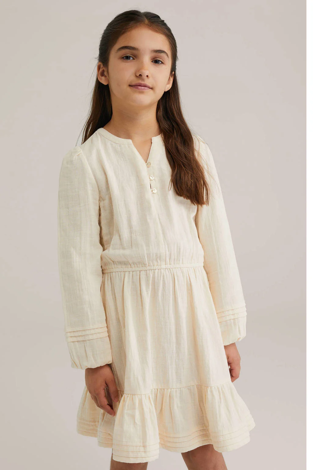 WE Fashion blousejurk beige