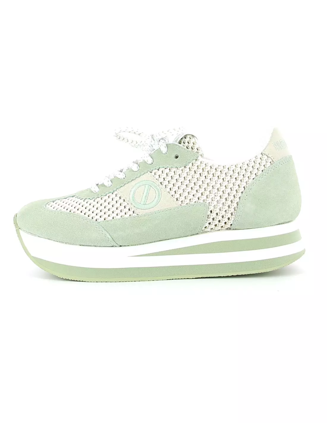 NO NAME FLEX M JOGGER - Baskets TILLEUL/CRAIE